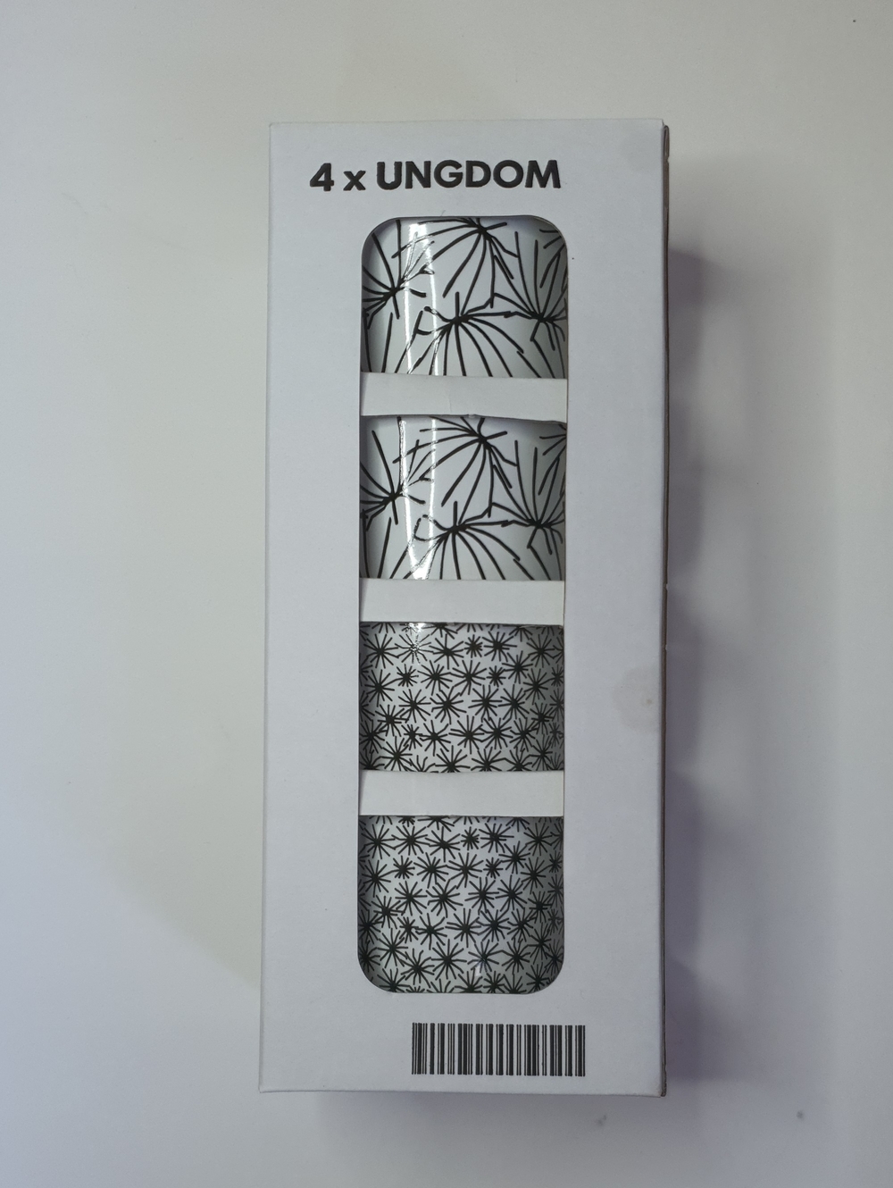 Ikea Ungdom Cups / Mugs Set - 4 Pack